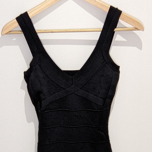 Guess by Marciano Black Bodycon Midi Dress - Picture 4 of 4